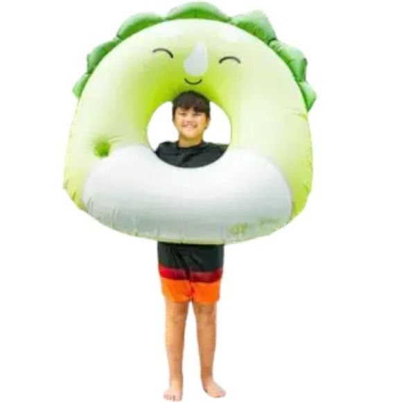 BigMouth Squishmallows Maui the Pineapple & Tristan the Triceratops Pool Floats - Picture 6 of 13